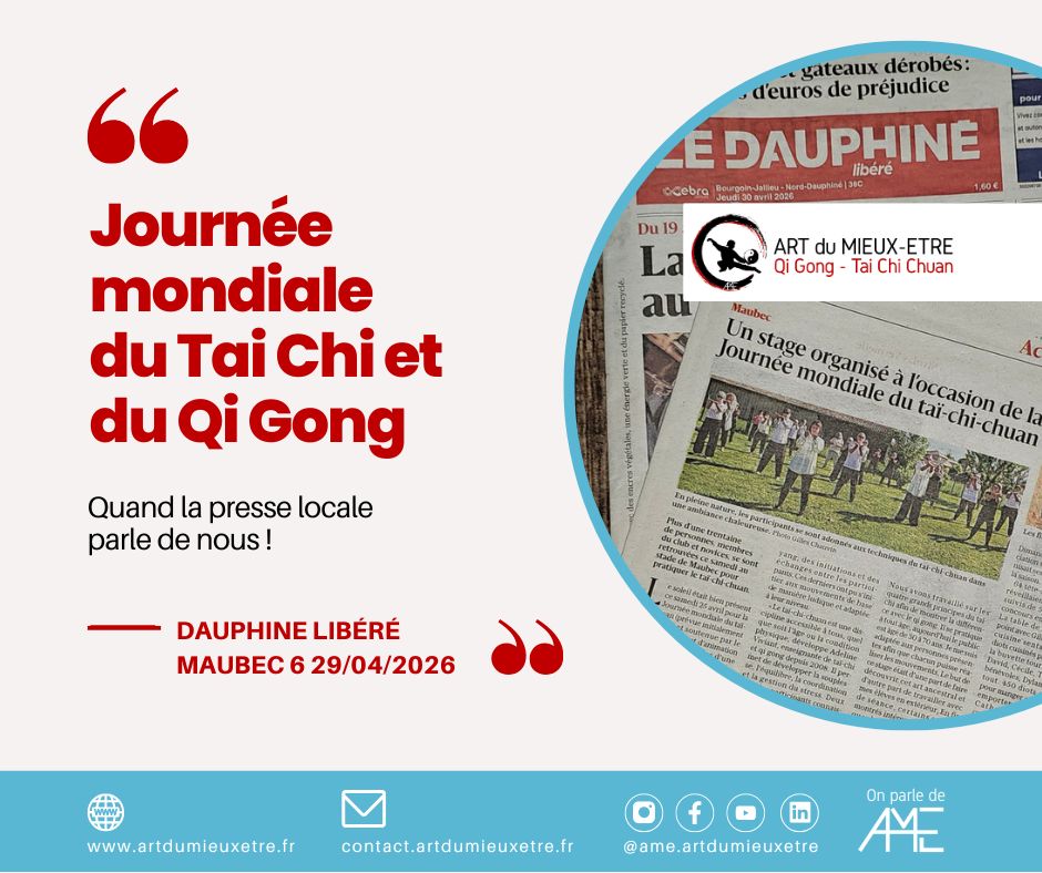 Journee mondiale tai chi qi gong 2026 maubec isere ame dans le dauphine libere