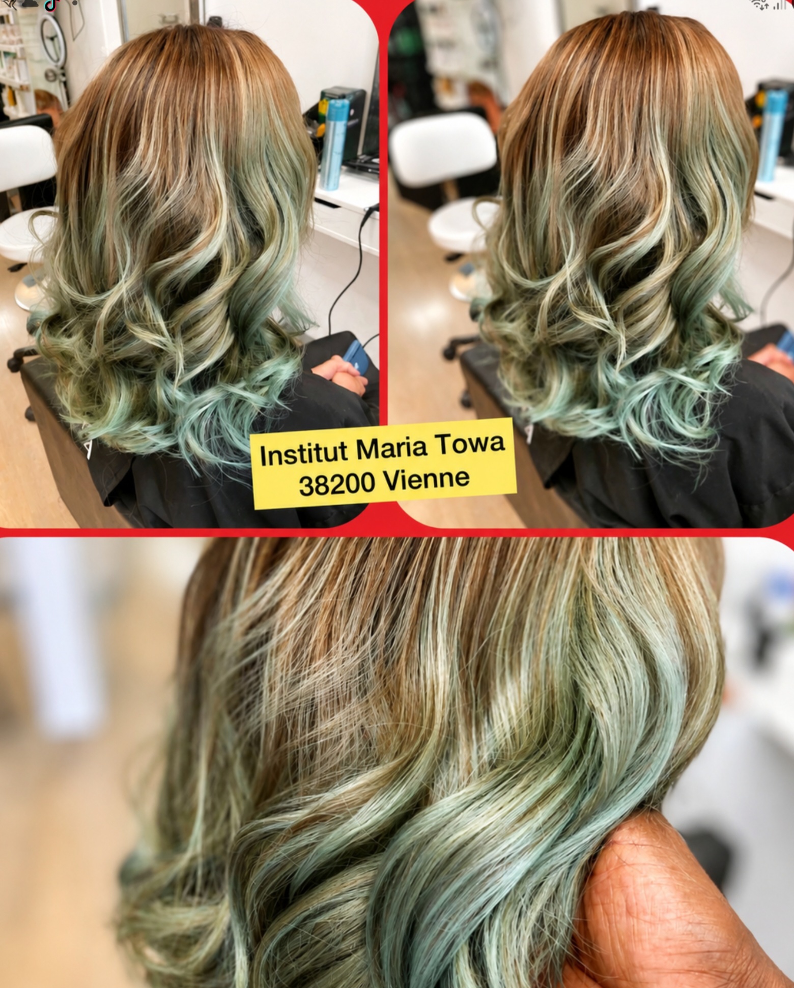 Coloration duo verte vienne 38