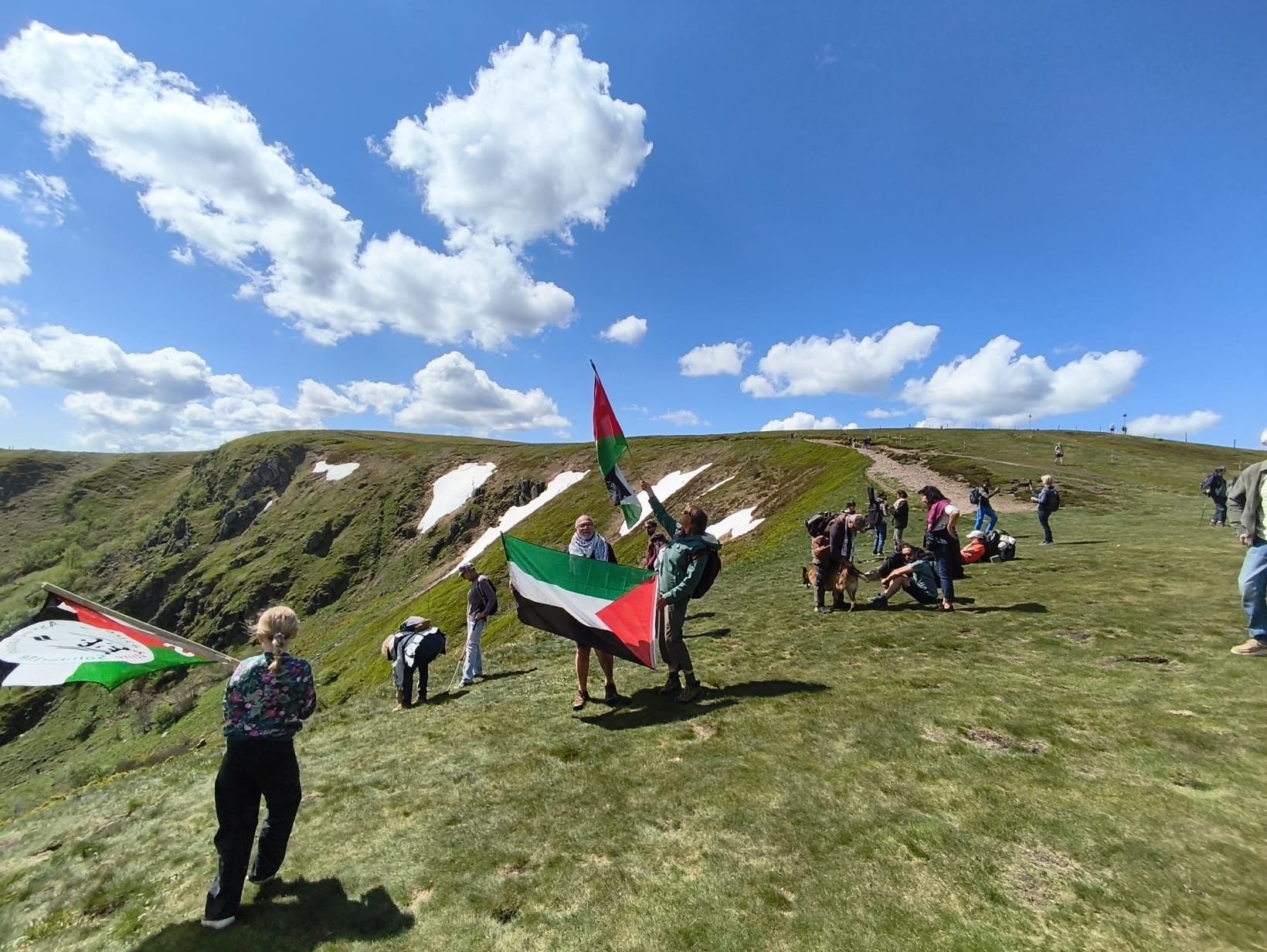 Ascension du Hohneck pour la Palestine
