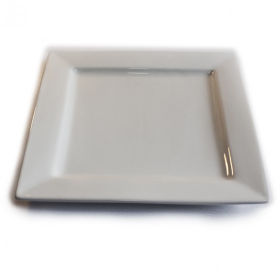 Assiette porcelaine blanche grand assiette service carre 