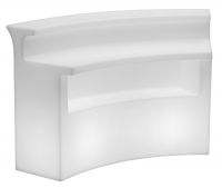 Comptoir lumineux 1quart de cercle 