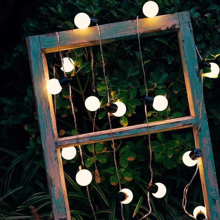Guirlande lumineuse exterieur 20 ampoules 10m