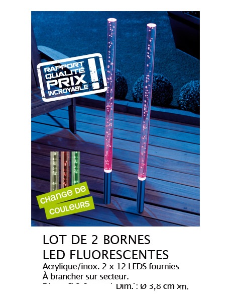 Bornes led 1m