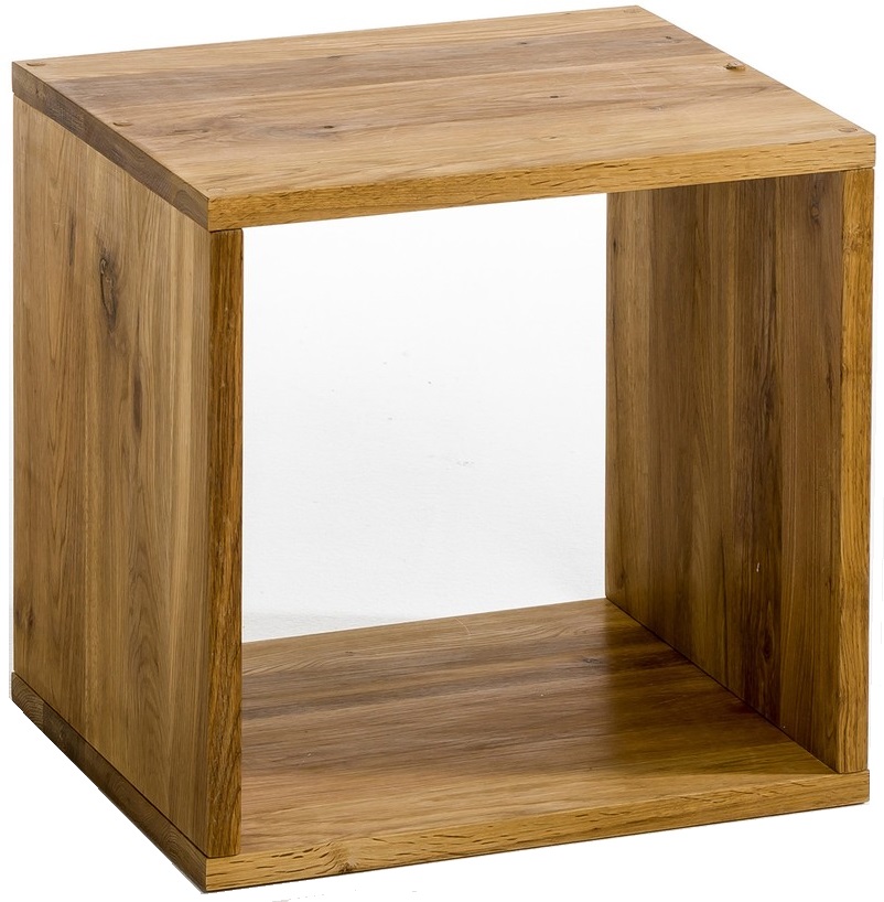 10 cube presentoir chene clair