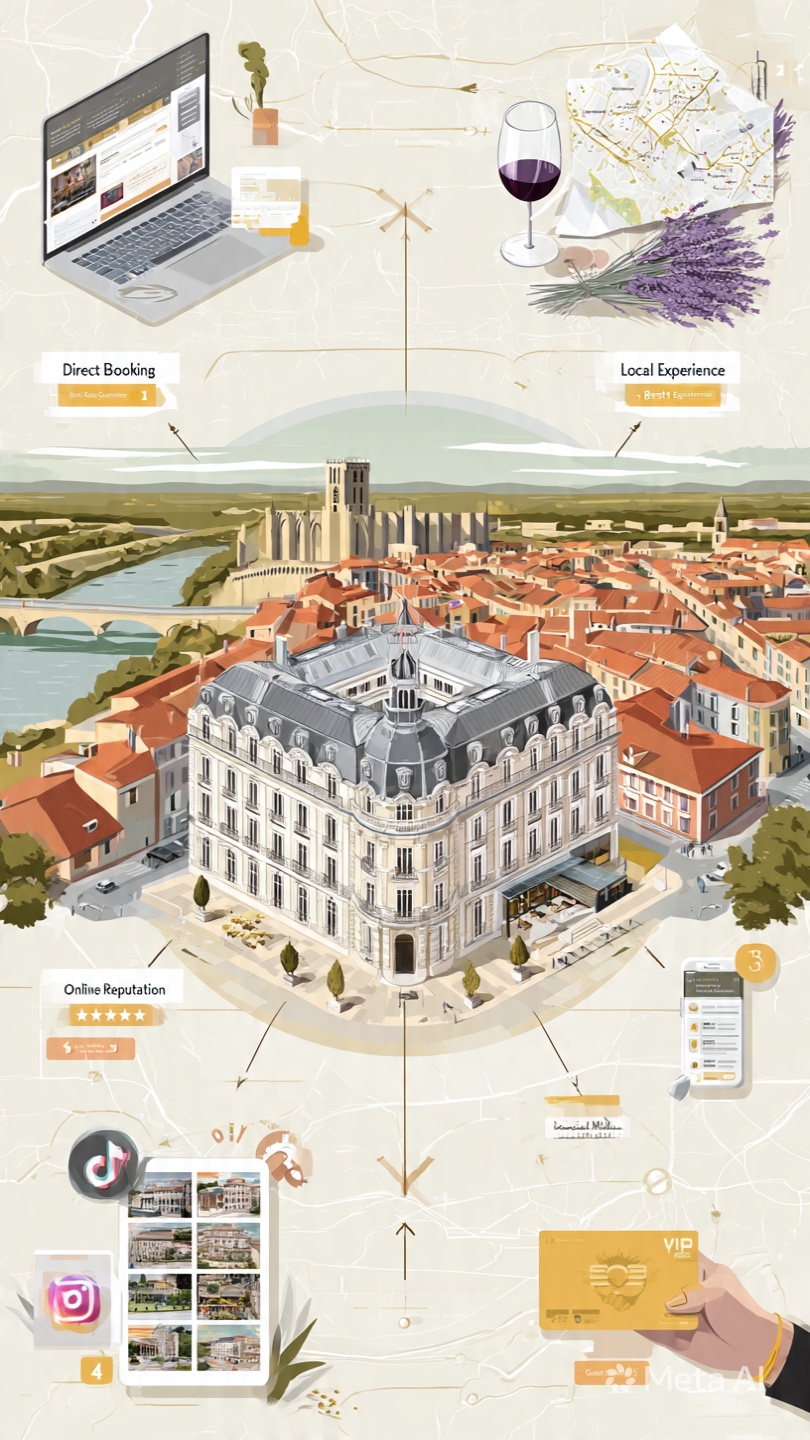 Exemple de Stratégie mise en place pour un Hôtel d'Avignon