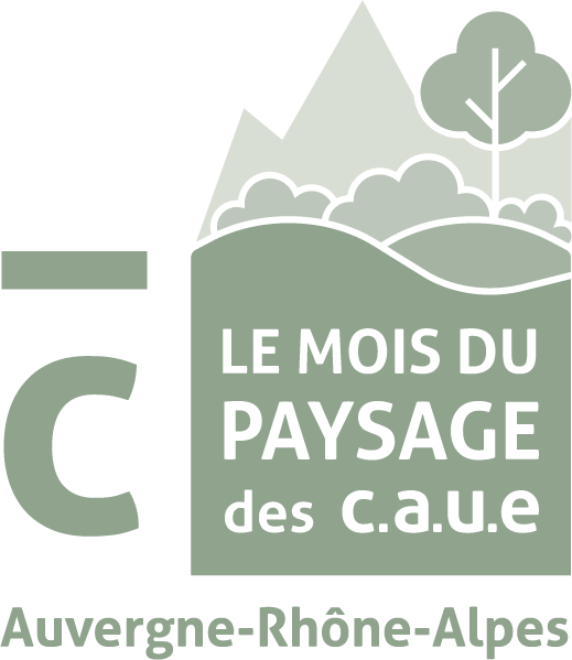 Logo mois du paysage vert