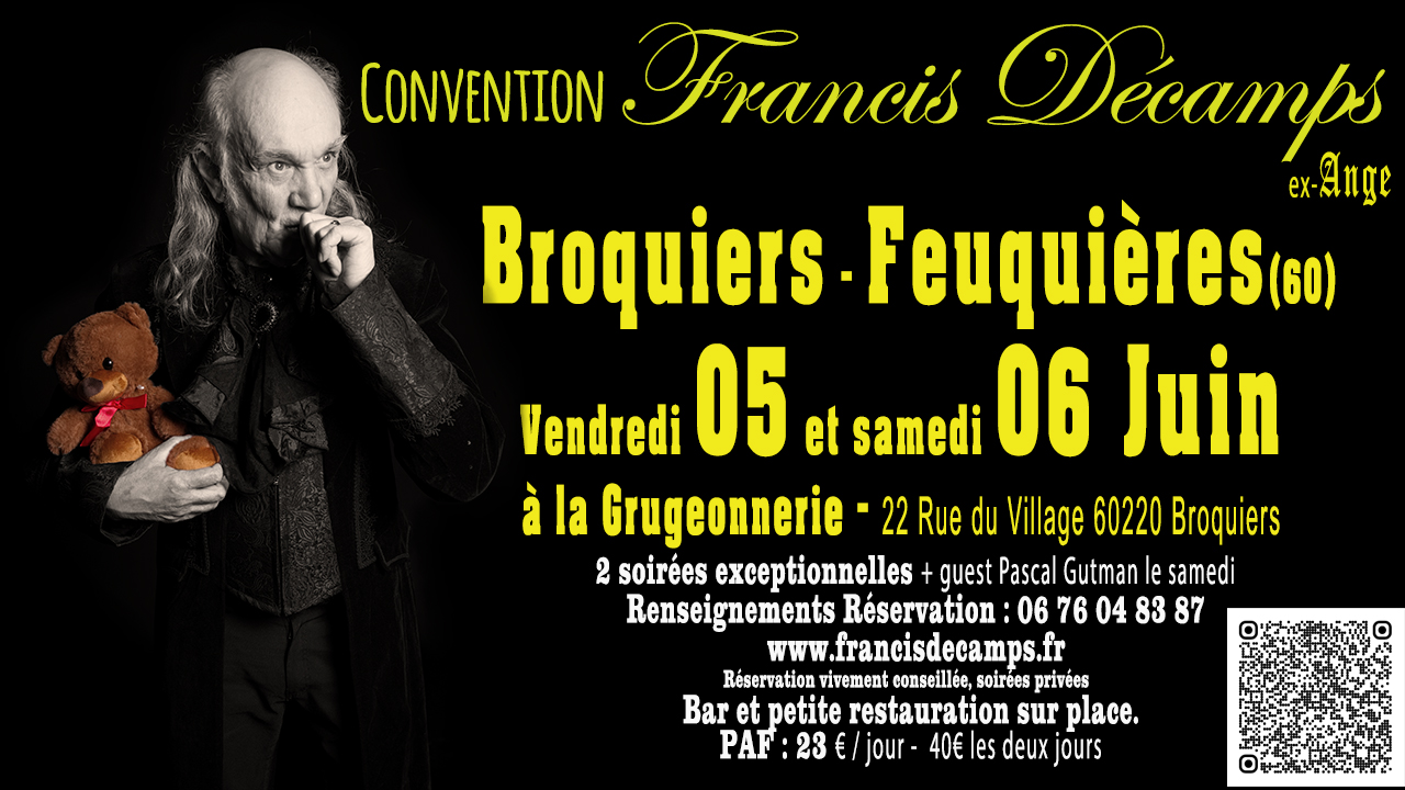 Convention Francis Décamps Concept à Broquiers - Feuquières les 05 et 06 Juin 2026