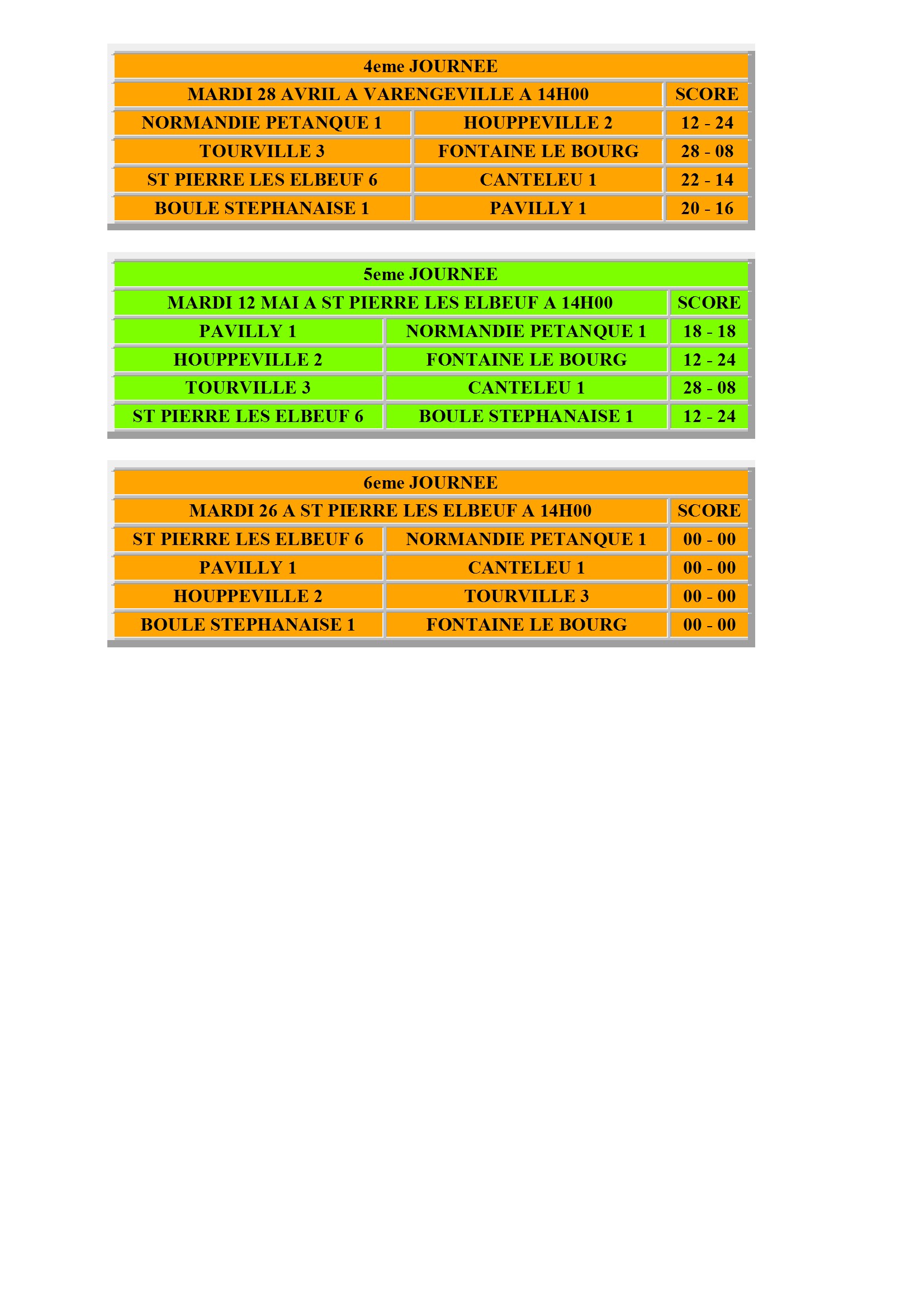 Cdc veterans 2eme division poule a conv 2
