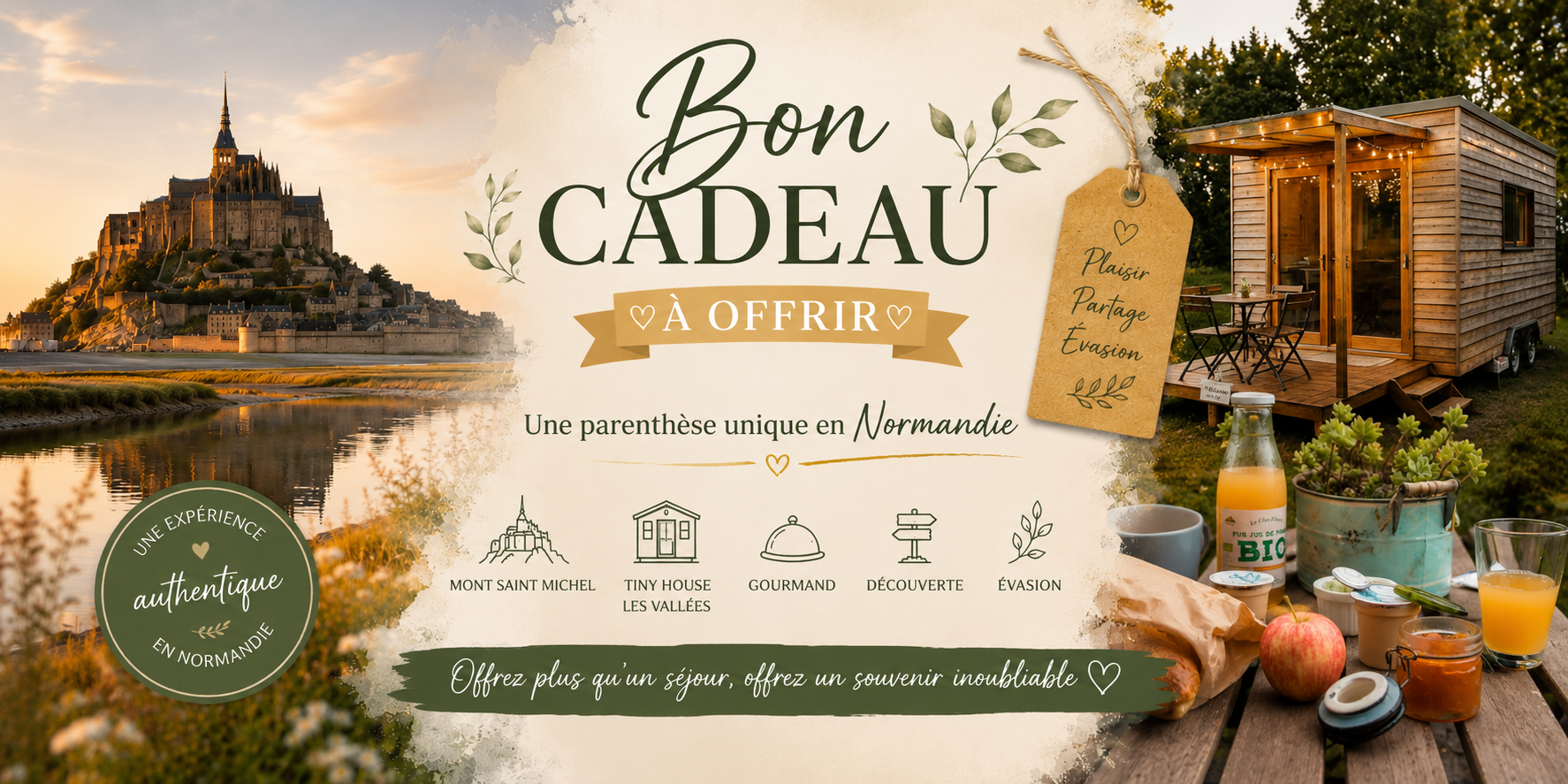 Offrir une nuit insolite en Normandie : une idée cadeau qui crée des souvenirs