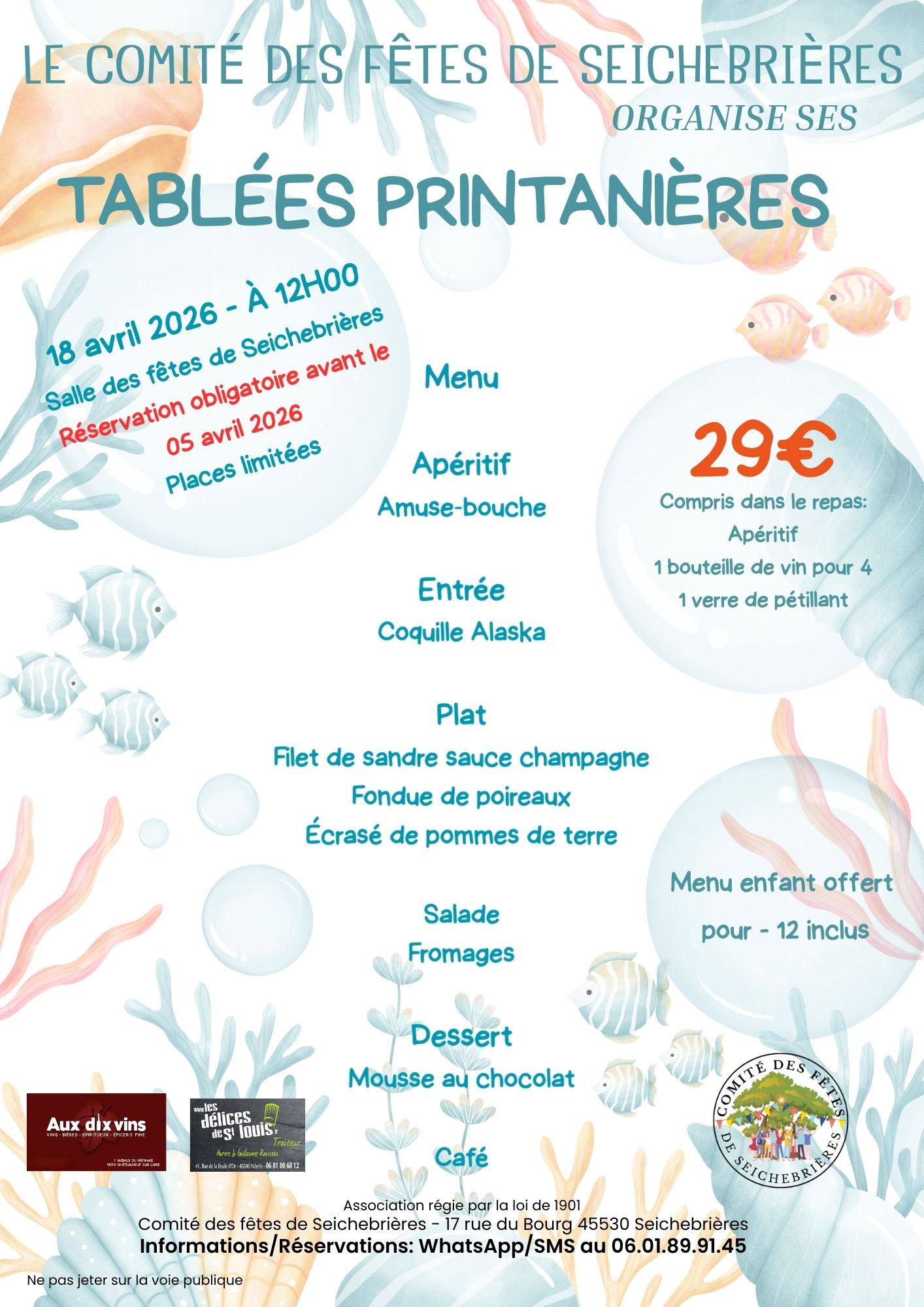 Menu printemps