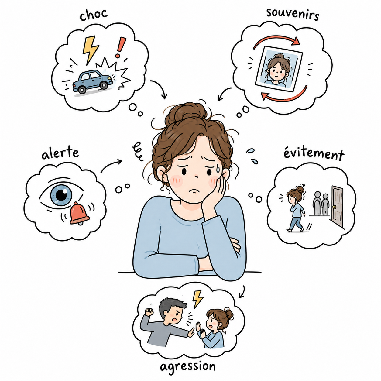 vie difficile, mauvais souvenirs