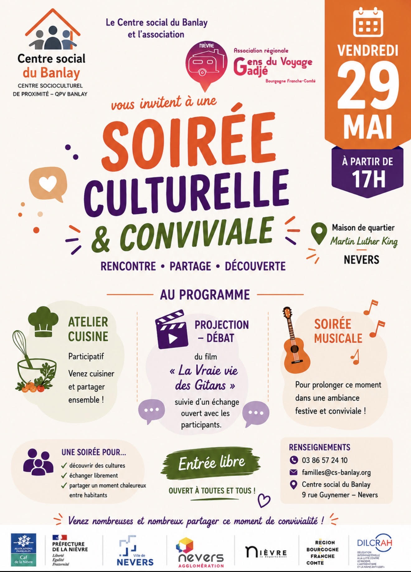 LA VRAIE VIE DES GITANS AU CENTRE SOCIAL DU BANLAY (NEVERS 58)