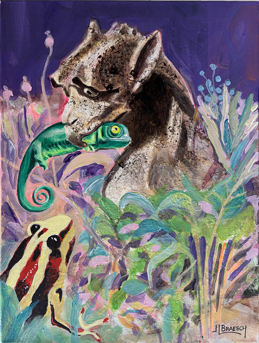 TRAHISON
peinture-sur toile 61  x 46 cm-
