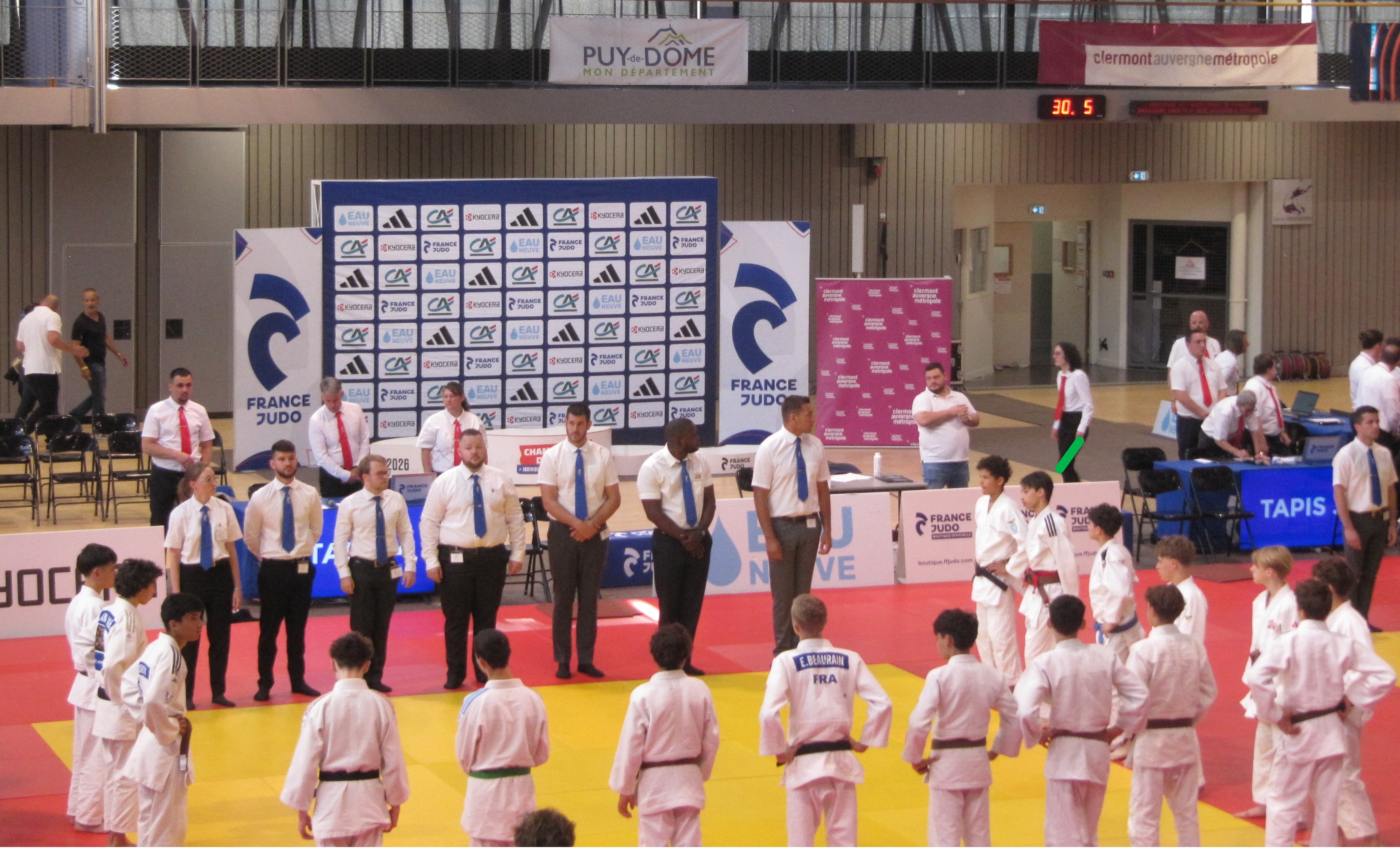 Nesrine et Mehdi au championnat de France Cadets 2D