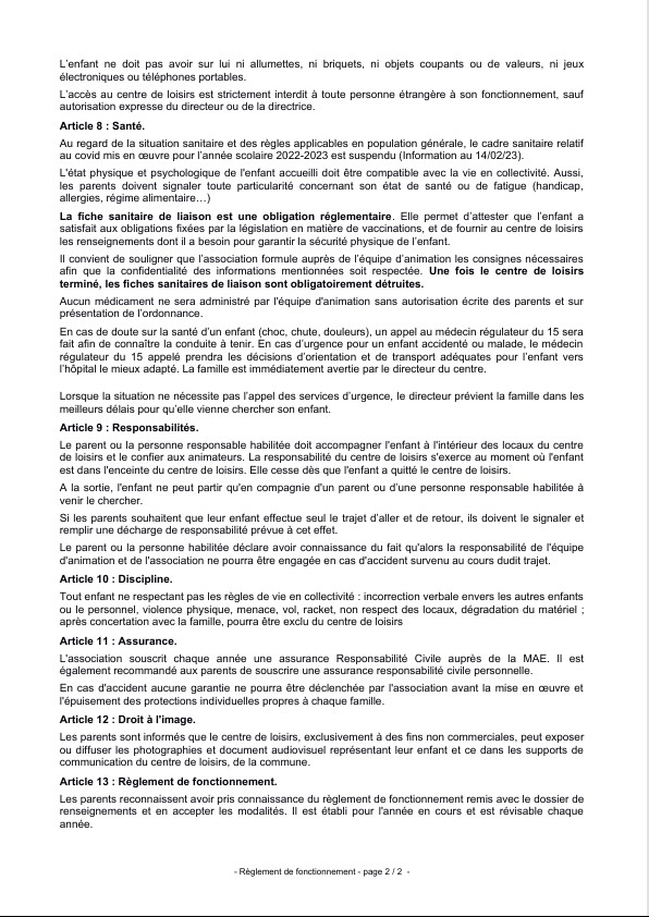 Reglement 2