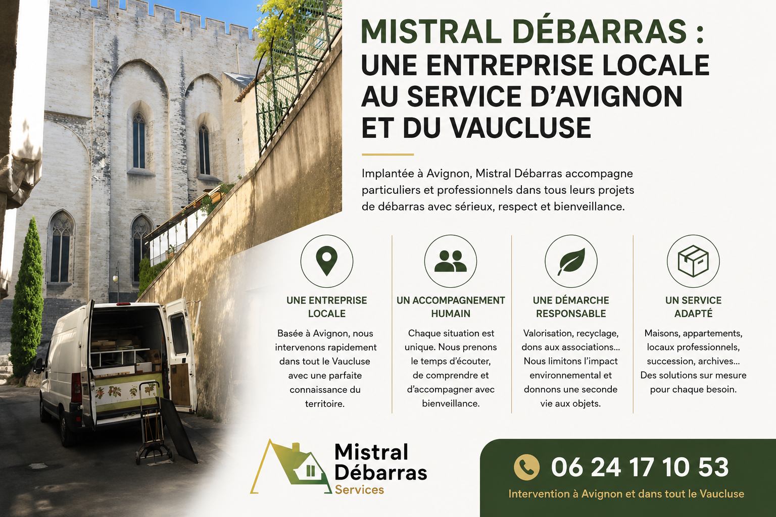 Mistral Débarras : une entreprise locale au service d’Avignon et du Vaucluse