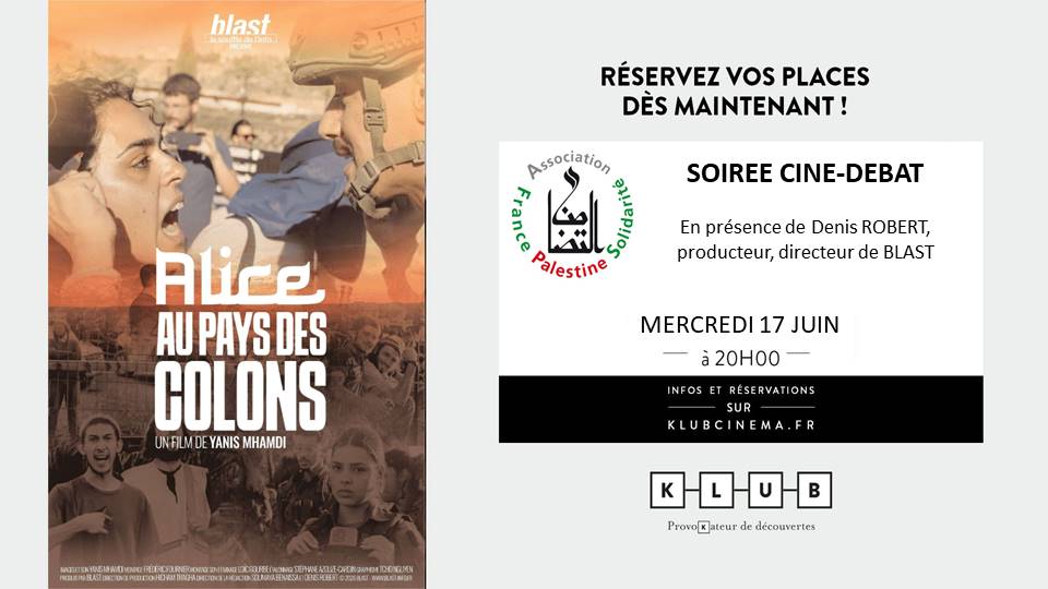 CINE-DEBAT "Alice au Pays des Colons"