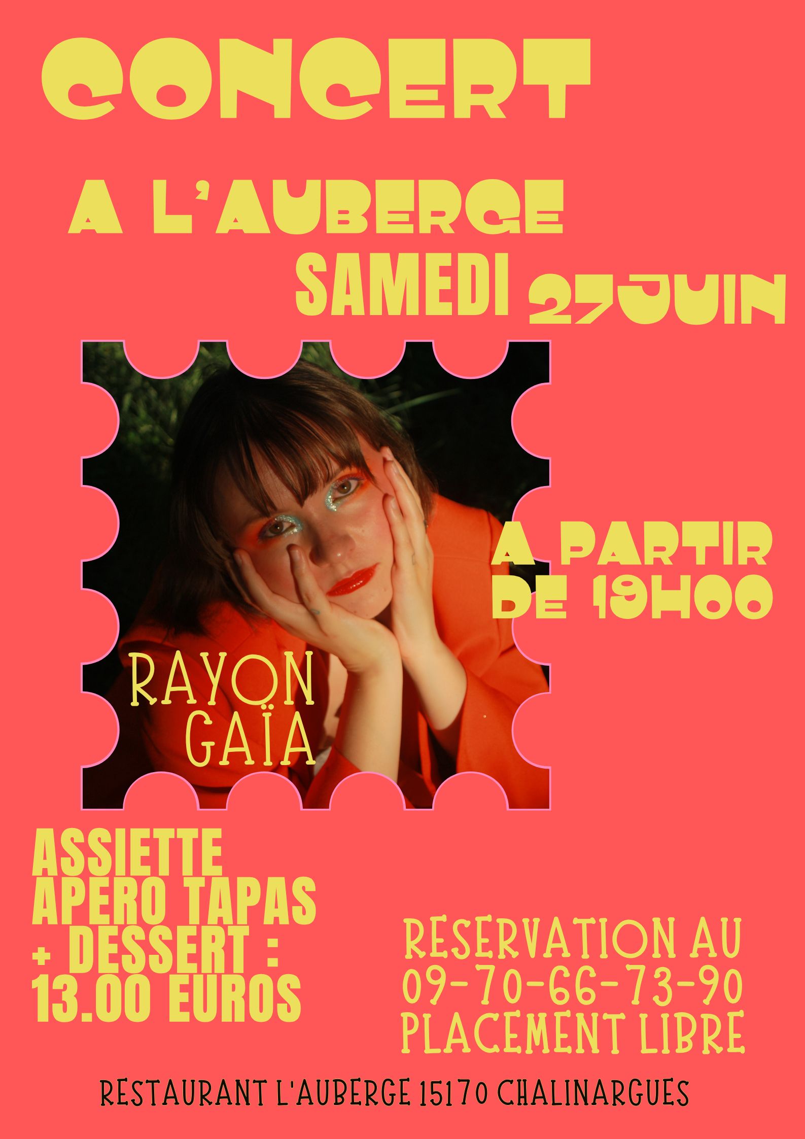 Rose-et-Jaune-Moderne-Evenement-Concert-Musique-Affiche-Poster-Publicitaire