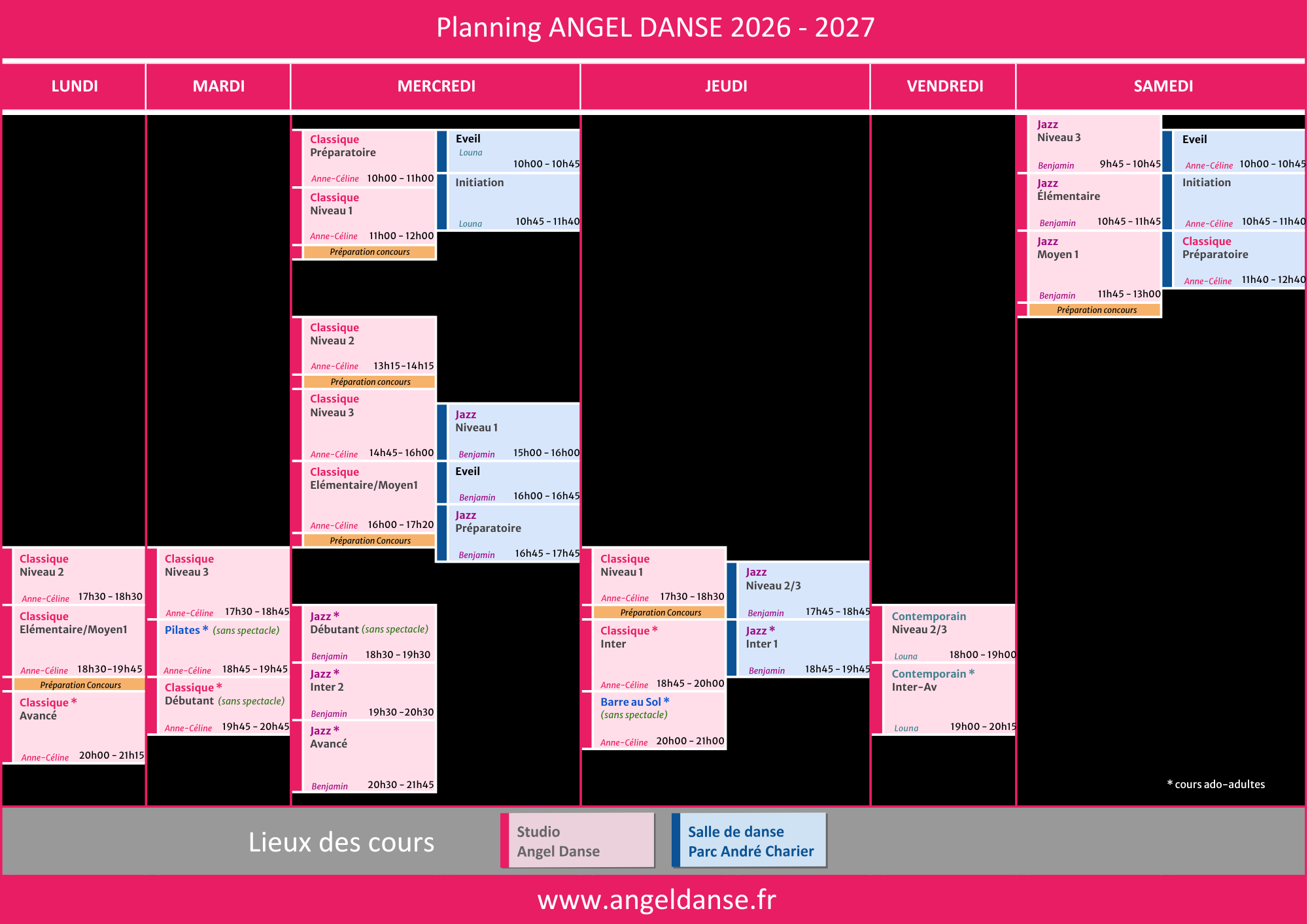 Planning-Angel-Danse-2026-2027-black3