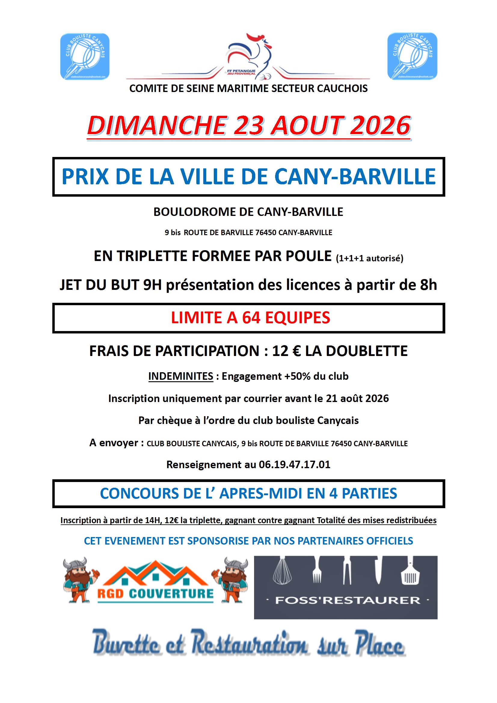 Affiche gp cany 2026 conv 1