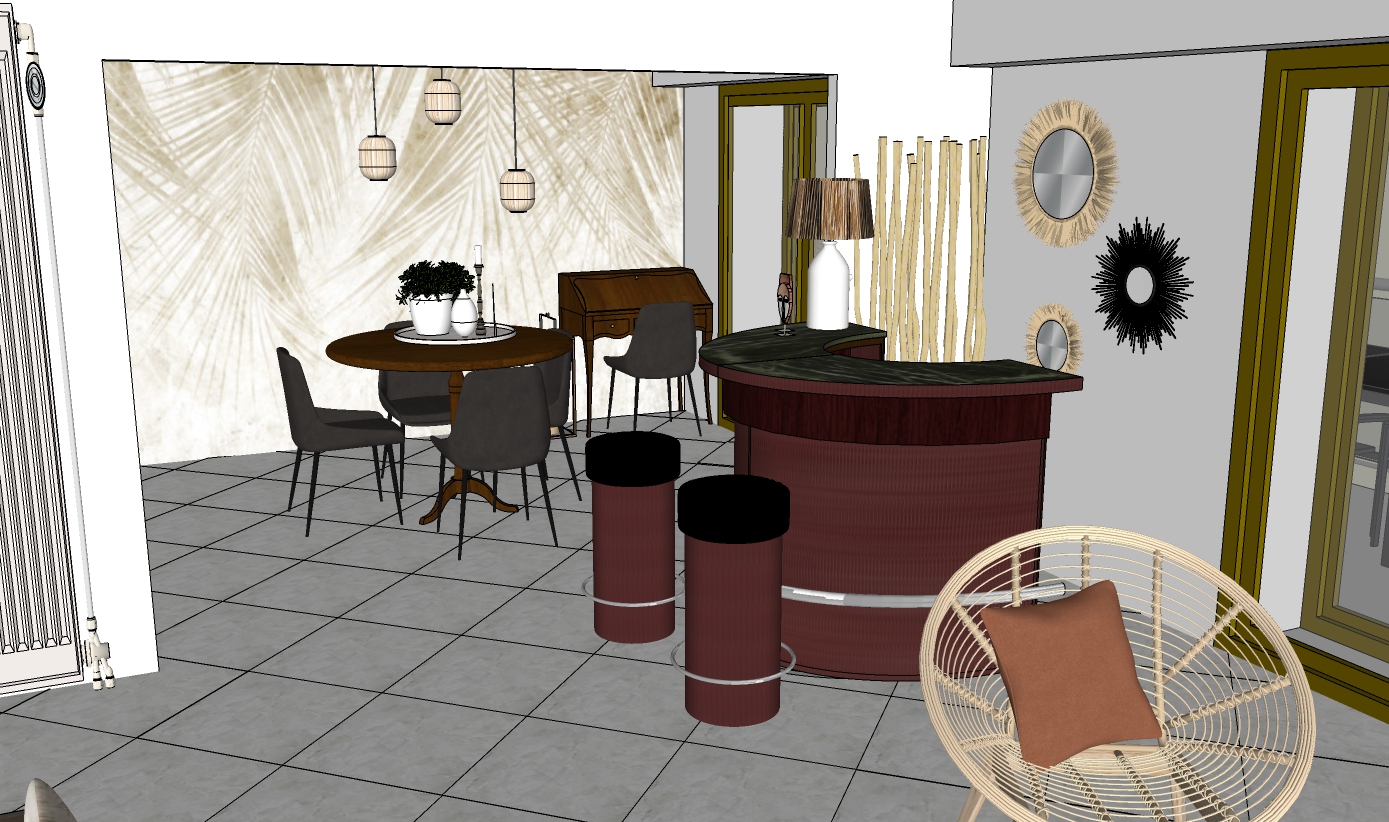 Salon vu bar