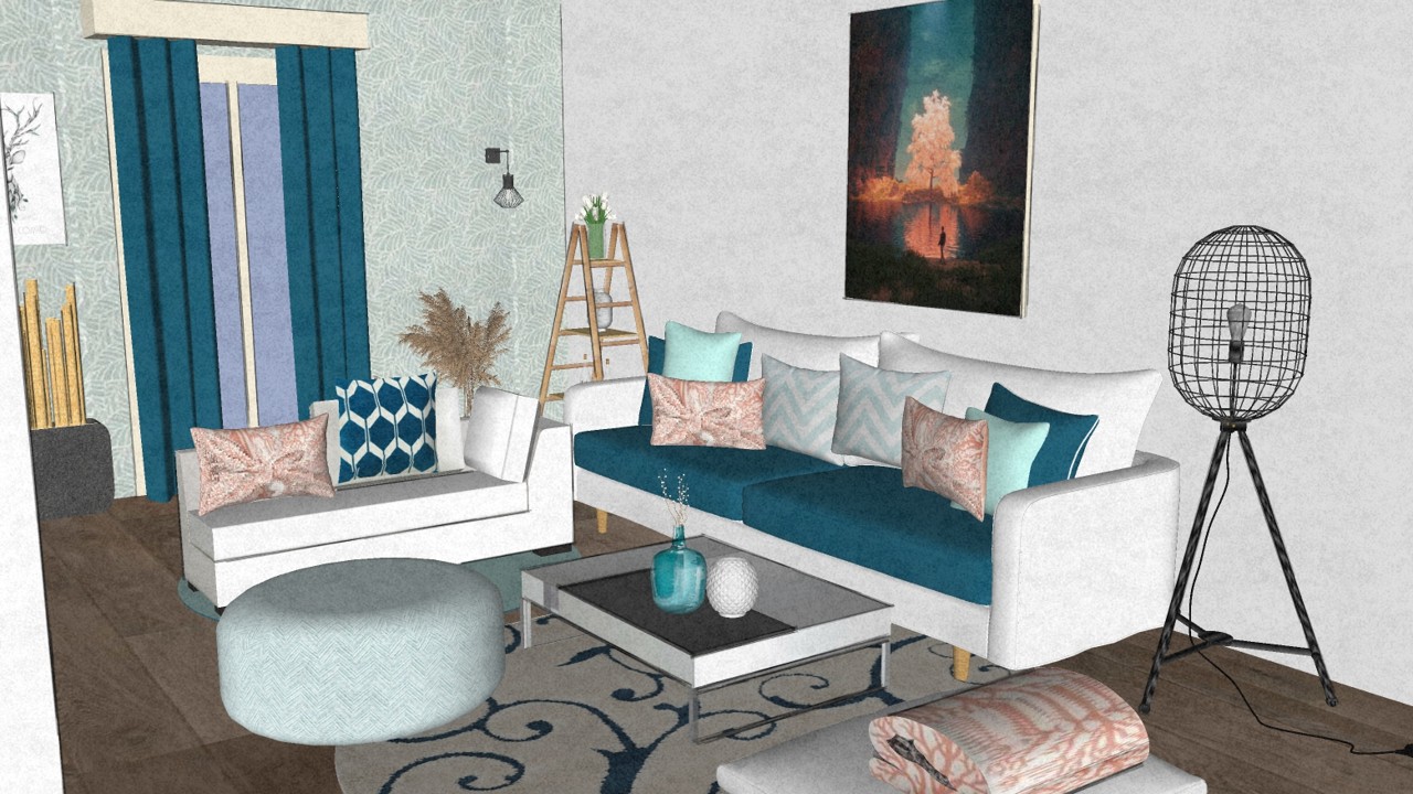 Salon bleu