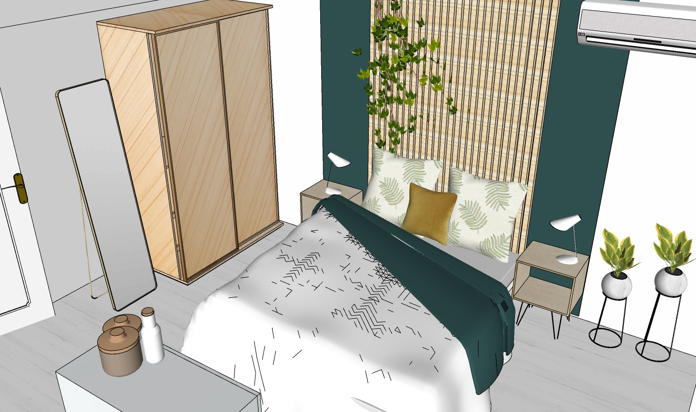 Chambre cannes vu lit