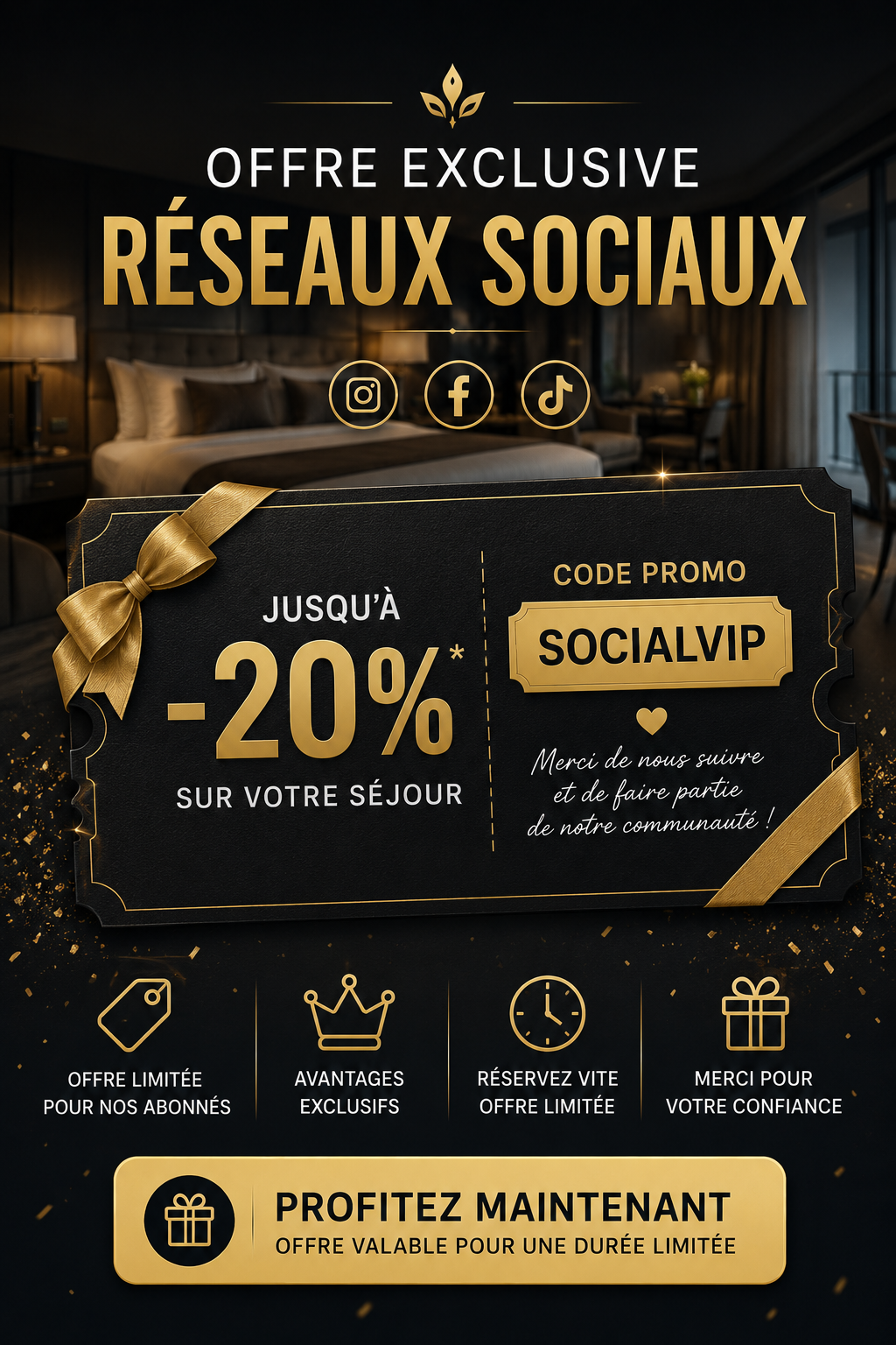 POST 10 - Offre Exclusivité Réseaux Sociaux