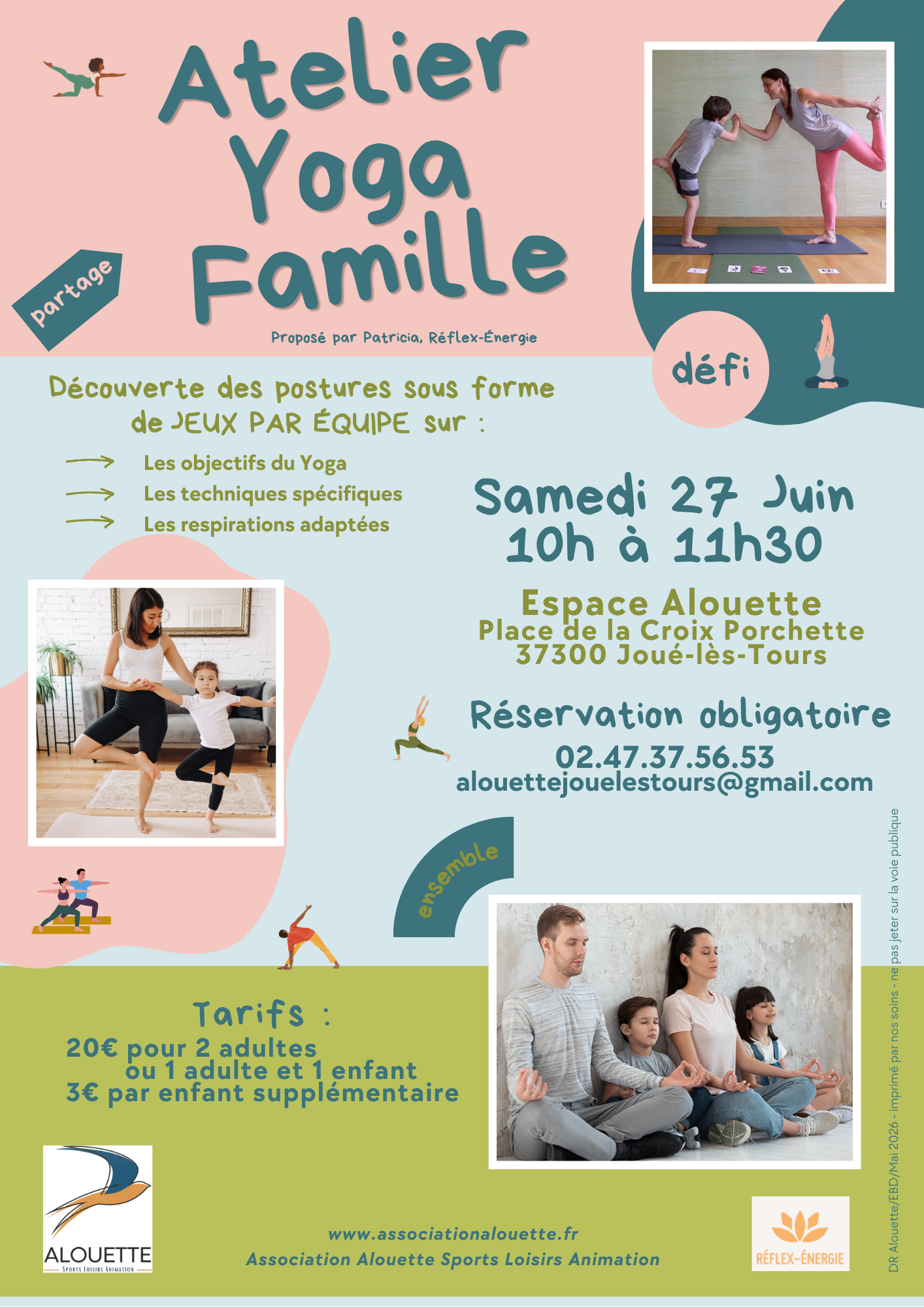 Atelier YOGA "défi famille"