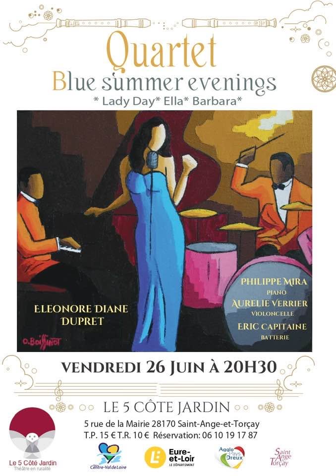 Quartet blue summer evenings