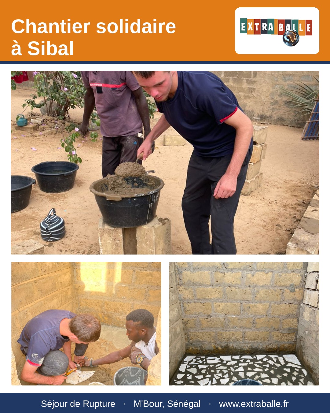 Post LinkedIn chantier Sibal