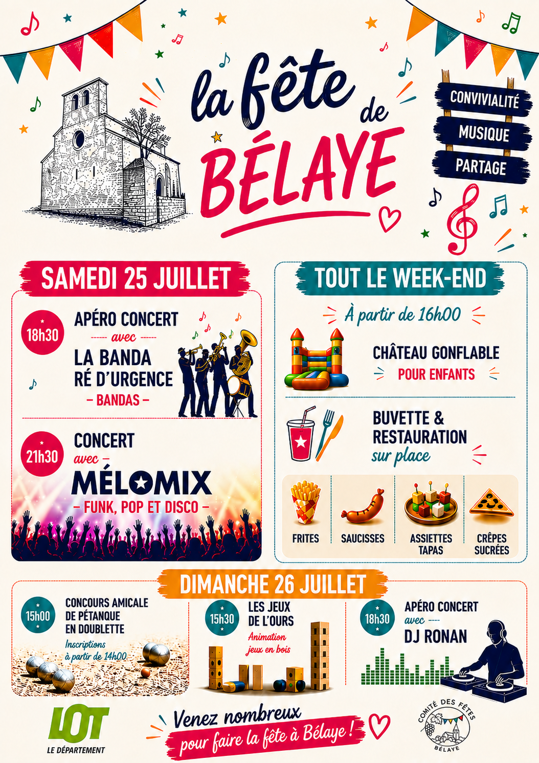 Flyer fete de belaye