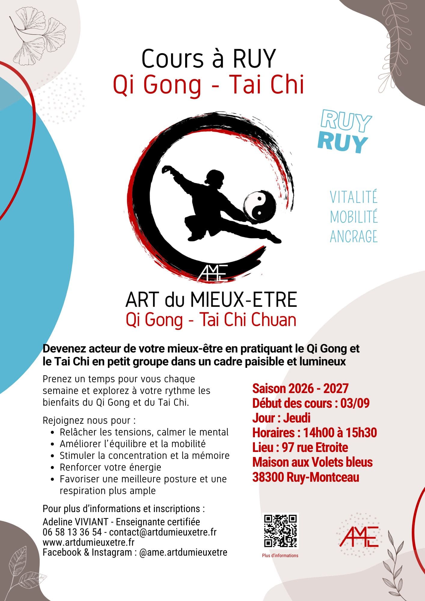 Cours qi gong tai chi ruy artdumieuxetre affiche 2026 2027 jpg