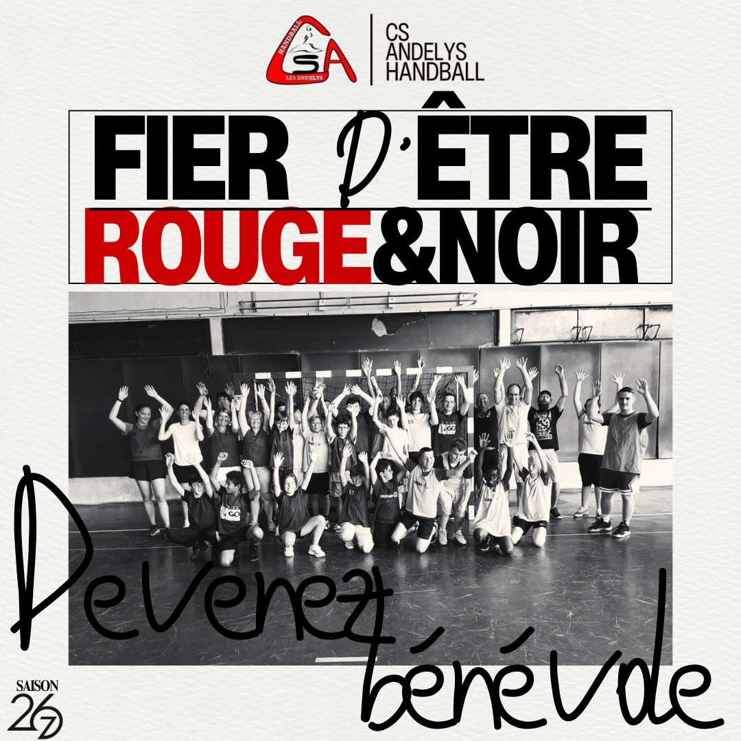 Devenez bénévole au CS Andelys handball !