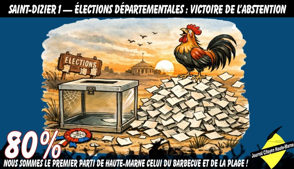 Saint‑Dizier 1 : le RN perd un élu au conseil départemental 