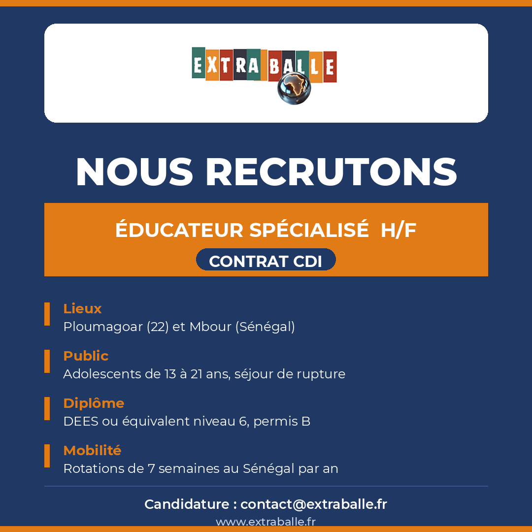 Recrutement educateur extraballe carre