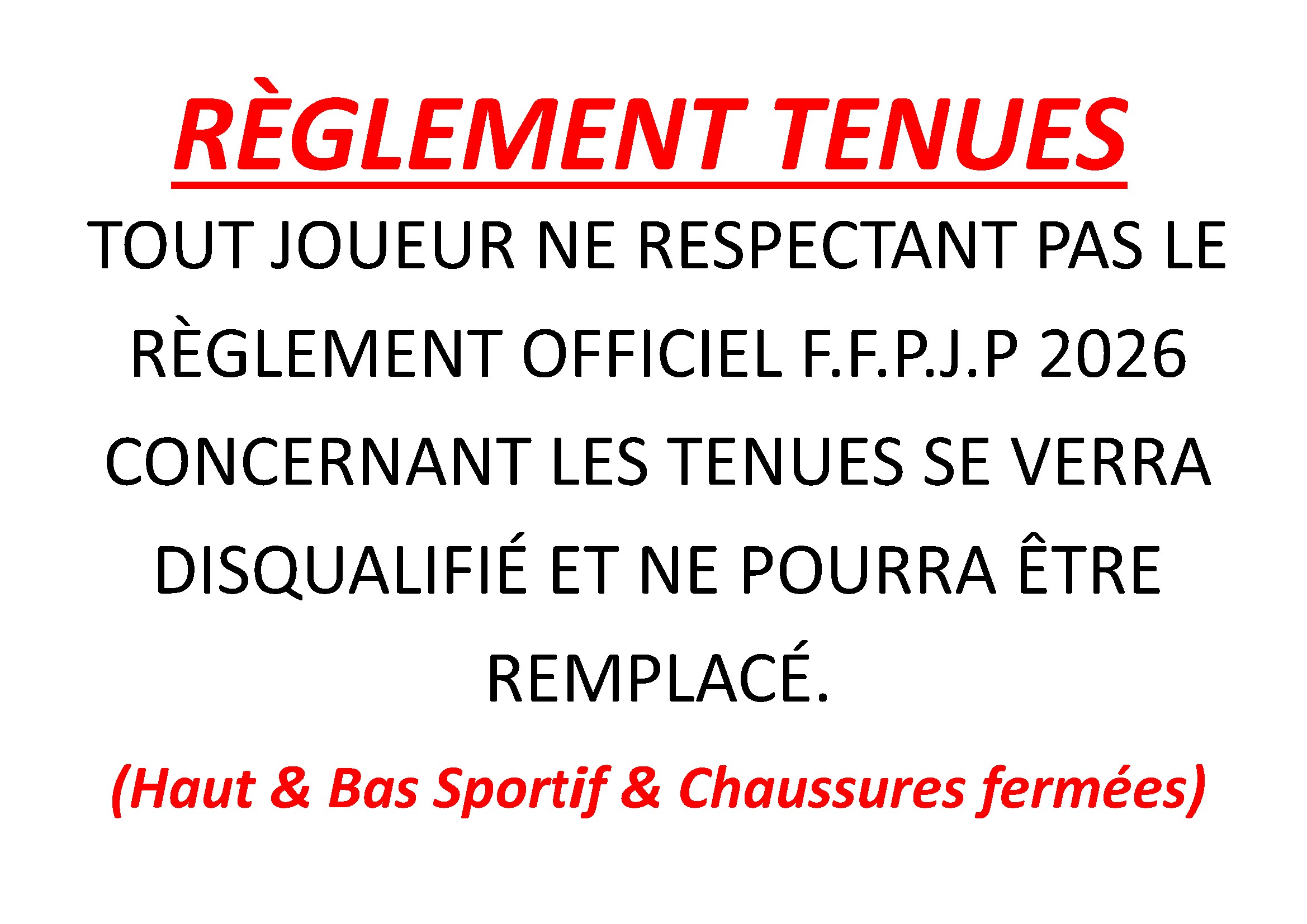 Reglement tenues conv 1