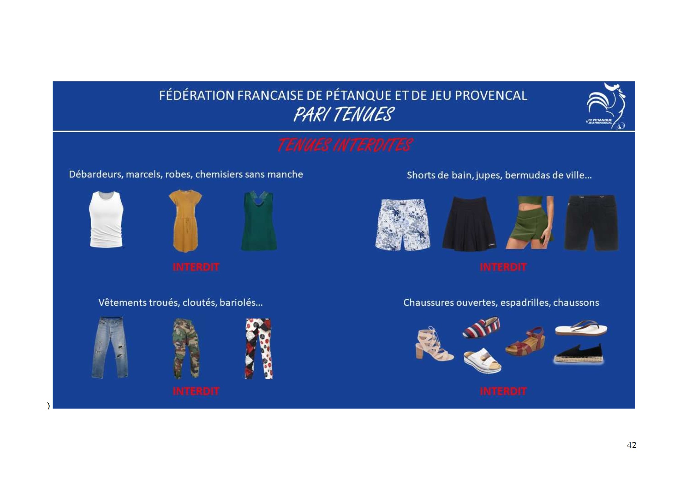 Reglement ad et sp 2026  tenues conv 5