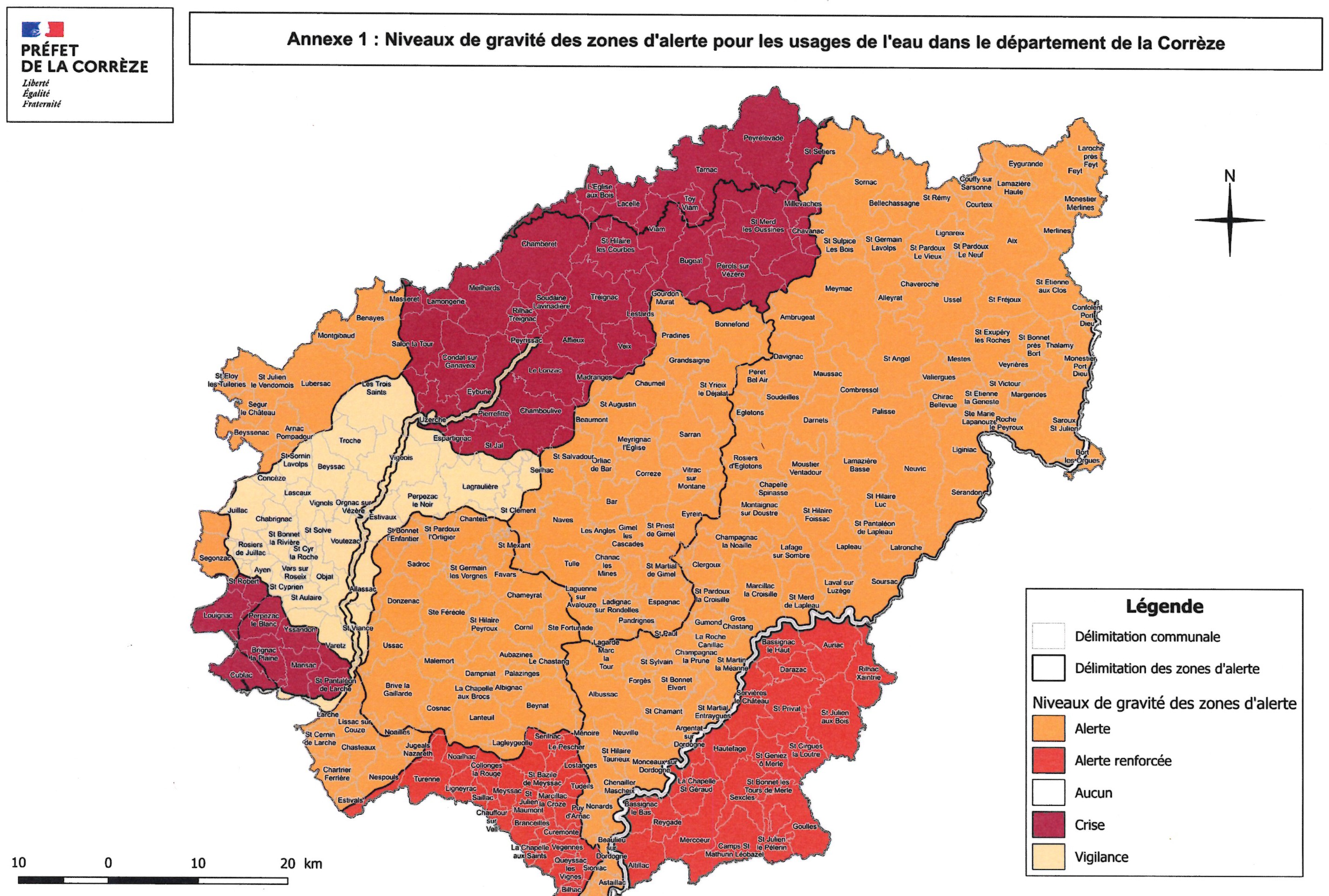 Sécheresse en Corrèze : Restrictions renforcées à partir du 4 juillet 2026