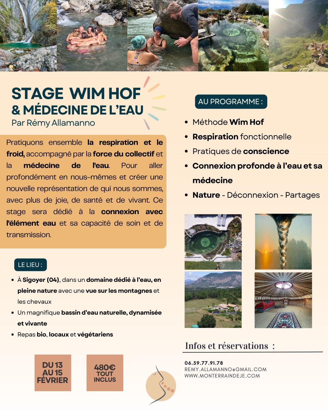 STAGE WIM HOF & MÉDECINE DE L'EAU