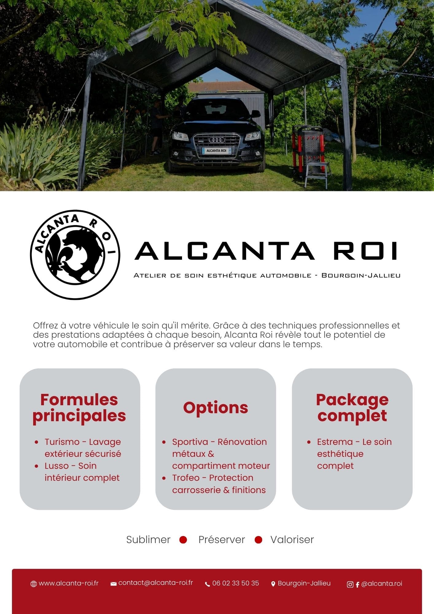 FLyer Aclanta Roi - Detailing automobile à Bourgoin-Jallieu en Isère