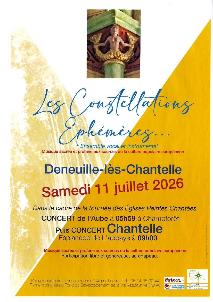 Constellations ephemeres 2026 
