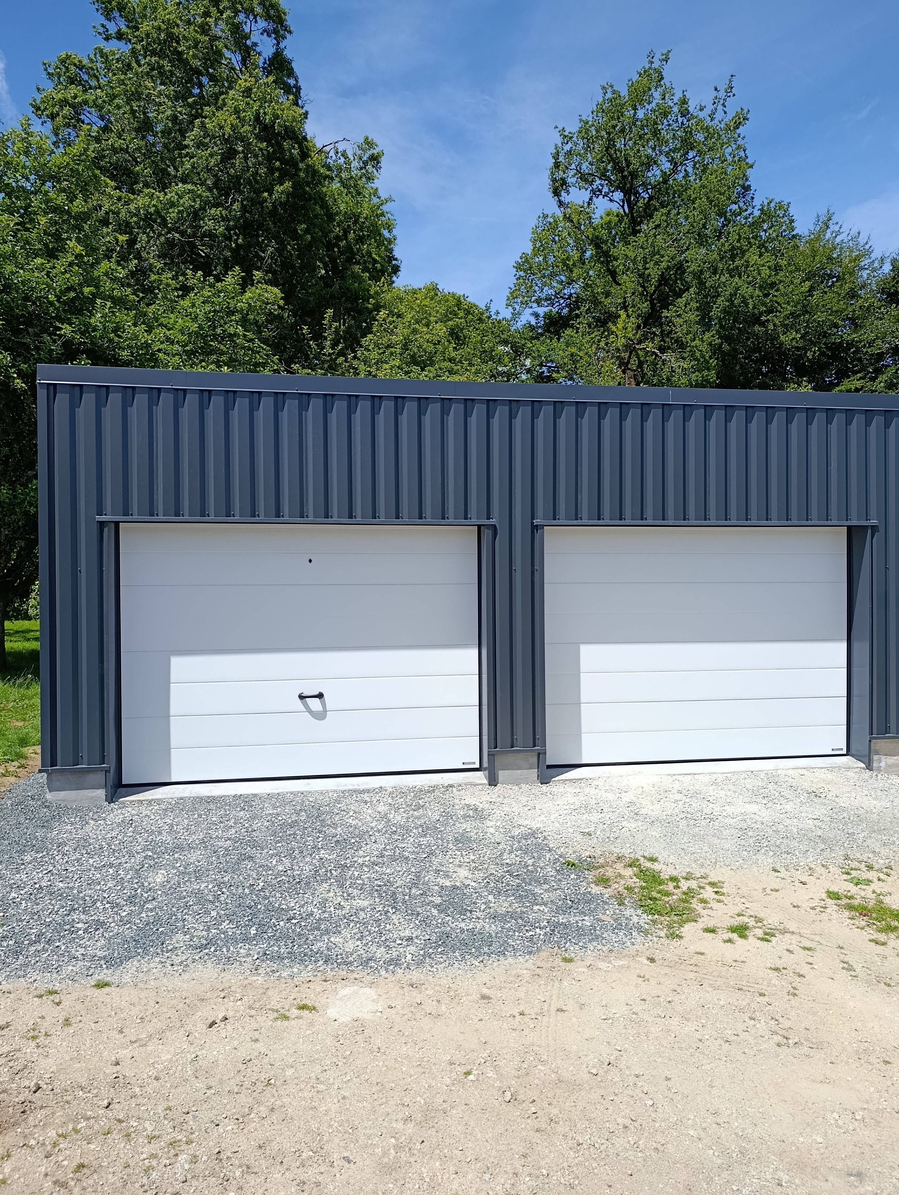Double porte garage