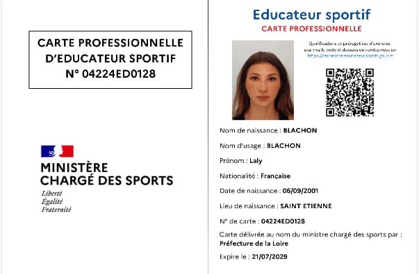 Carte pro Laly Blachon