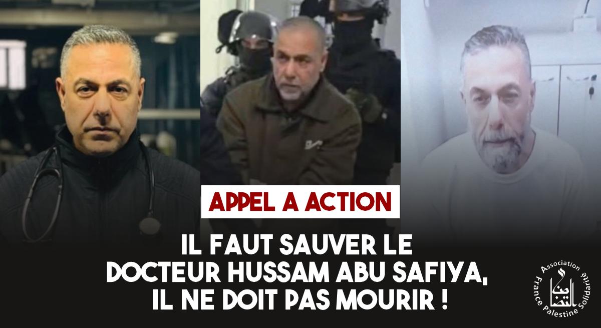 Appel à action: Sauver le Dr Hussam Abu Safiya