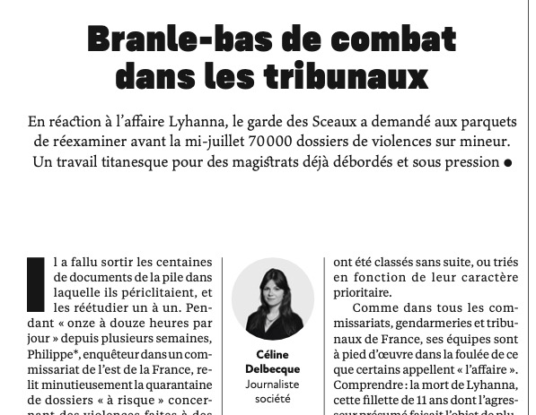 Branle-bas de combat dans les tribunaux