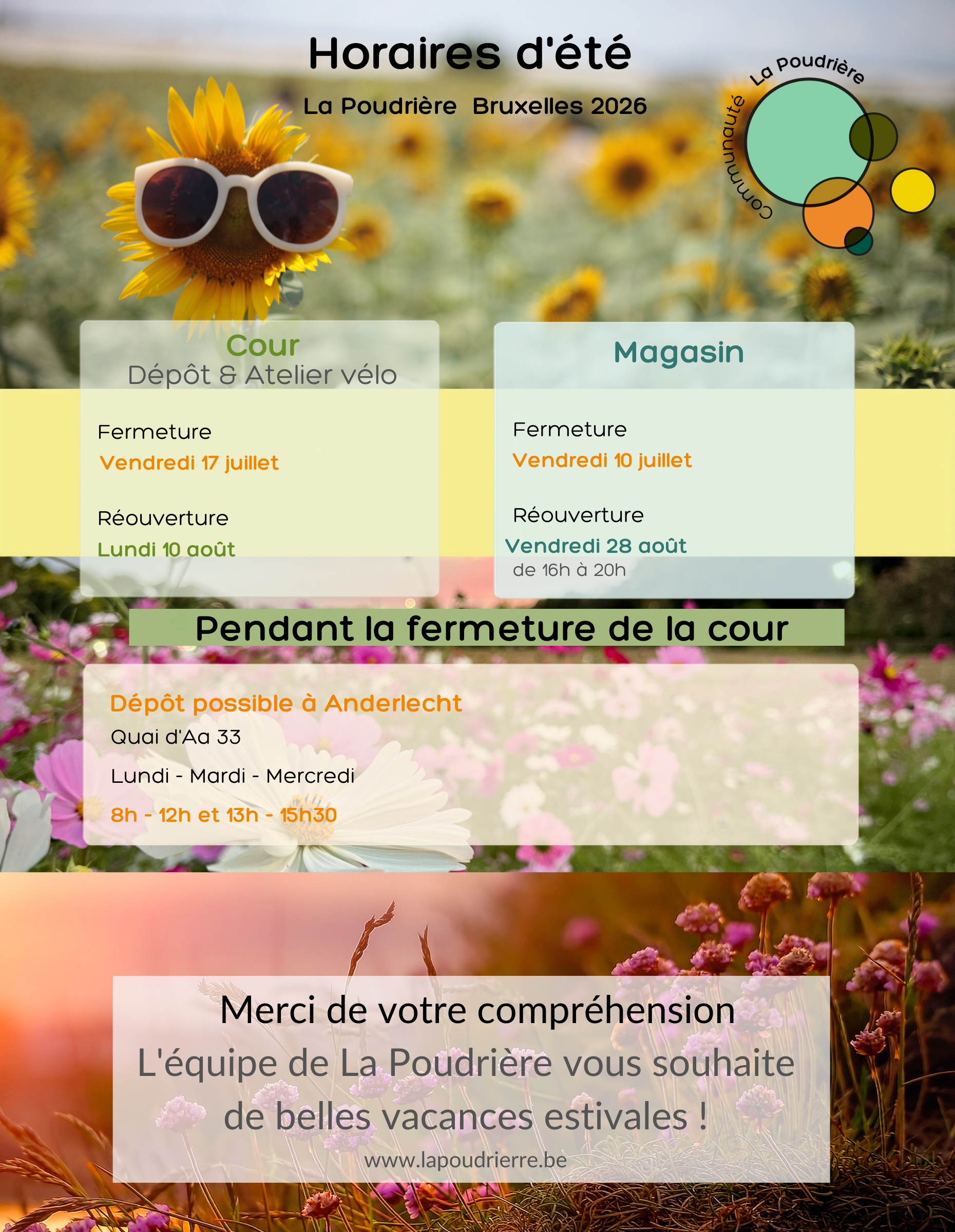 Horaires d'été