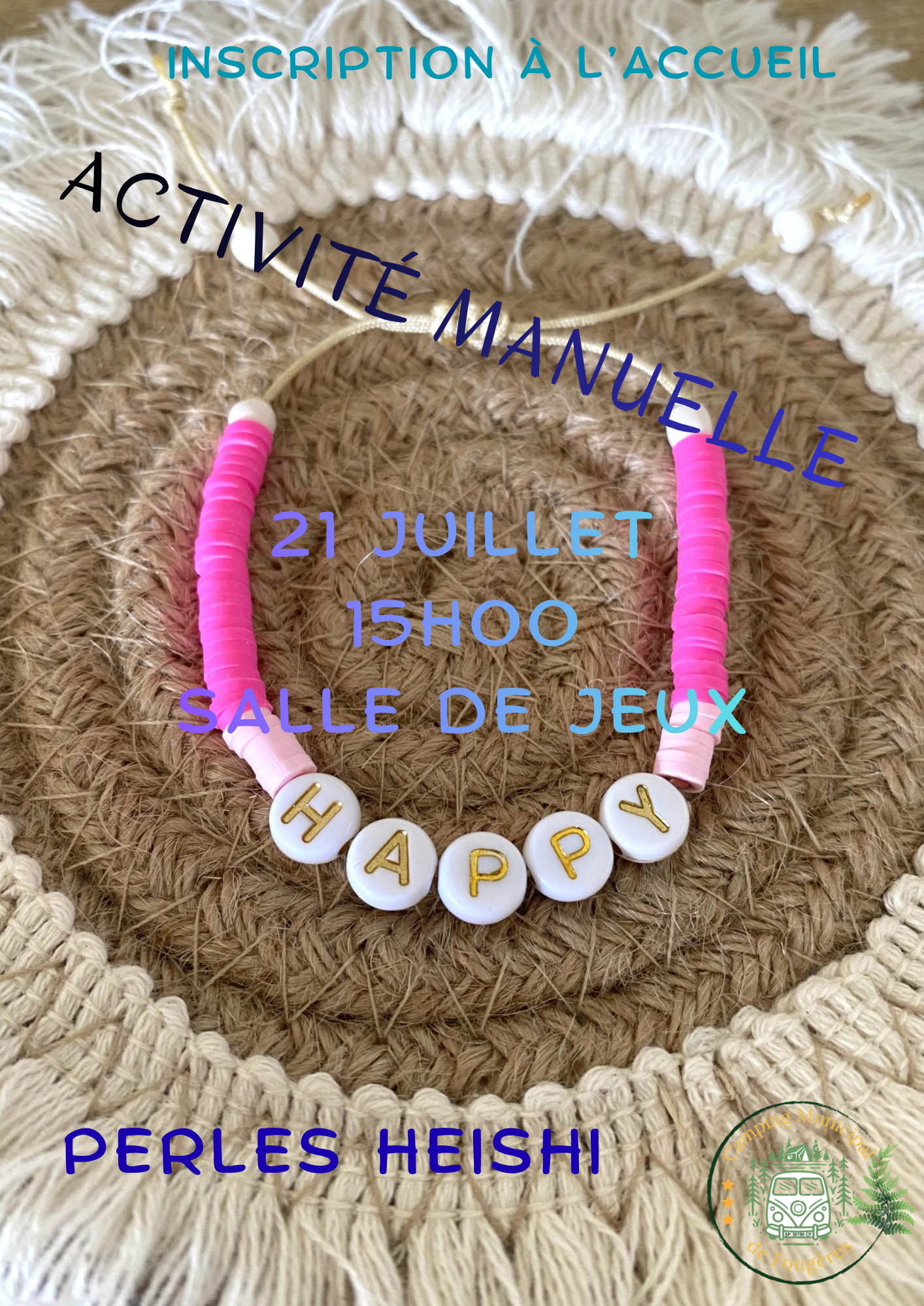 Activite manuelle perles heishi