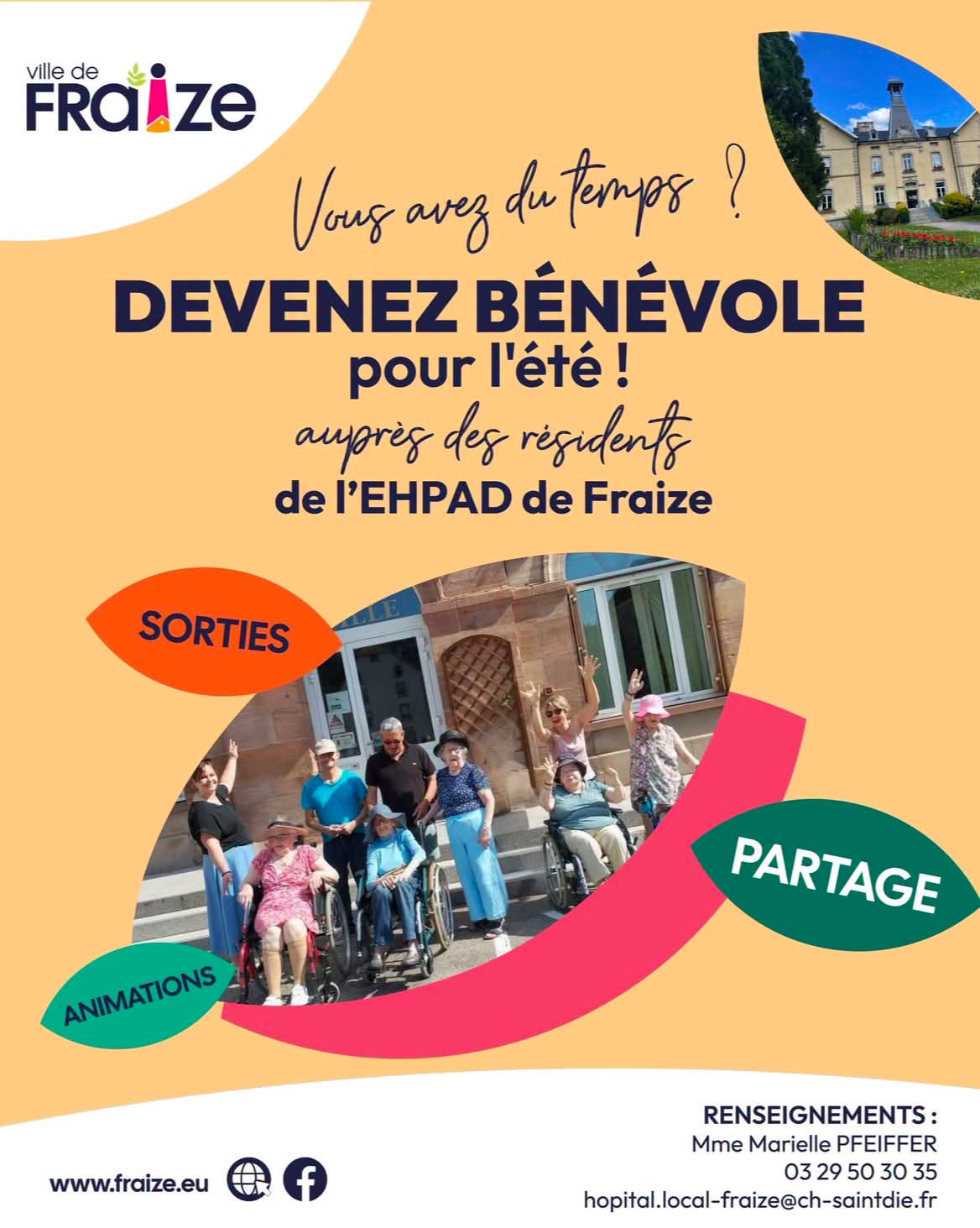 L'EHPAD recrute des bénévoles