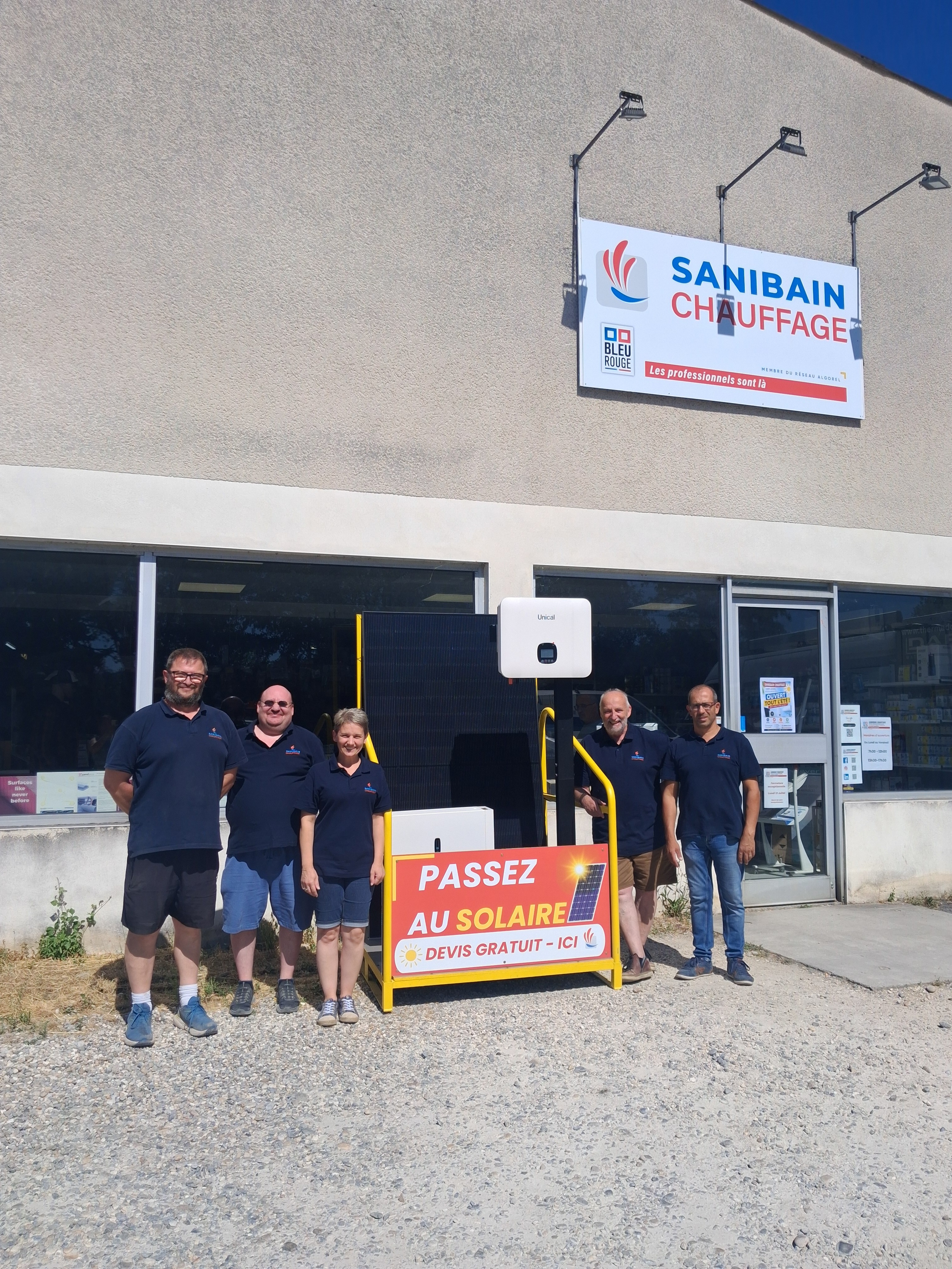 équipe SANIBAIN CHAUFFAGE BOURGOIN-JALLIEU
